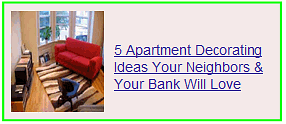 5 apartment decorating ideas your neighbors & youir bank will love