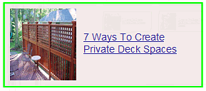 7 ways to create private deck spaces