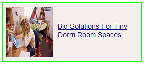 big solutions for tiny dorm room spaces