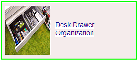 desk drawer organization