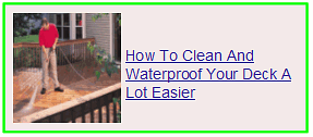 how to clean and waterproof your deck a lot easier