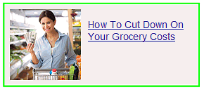 how to cut down on your grocery costs