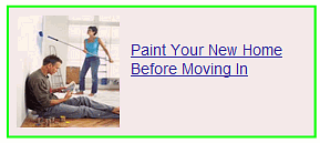 paint your new home before moving in