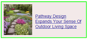 pathway design expands your sense of outdoor living space