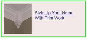 style up your home with trim work