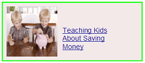 teaching kids about saving money