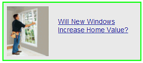 will new windows increase home value