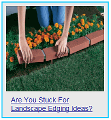 are you stuck for landscape edging ideas