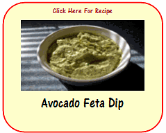 avocado feta dip button