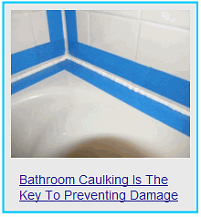 bathroom caulking is the key to preventing damage