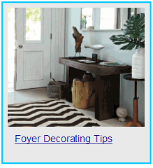 foyer decorating tips