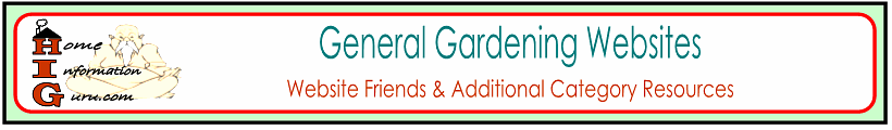 general gardening website friends & resources-home information guru