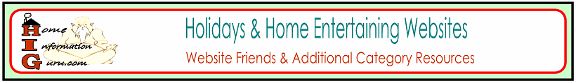 holidays & home entertaining website friends-home information guru