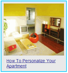 how to personalize your apartment