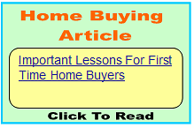 important lessons for first time home buyers-real estate