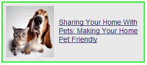 sharing your home with pets