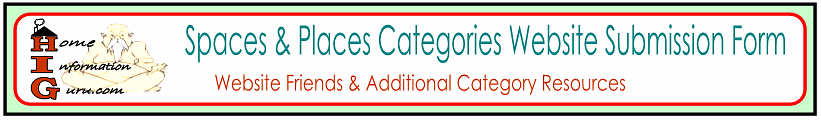 spaces & places categories website submission-home information guru