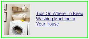 tips on where to keep washine machine in your house