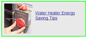 water heater energy saving tips