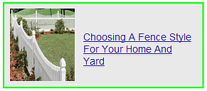 choosing a fence style for your home and yard